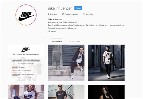 nike influencer instagram fake|who has nike partnered with.